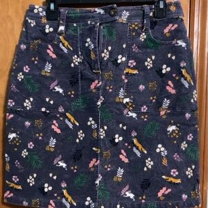 Boden Corduroy skirt size 6L Very Good Condition